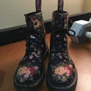 size 8 brand new floral Dr. Marten’s